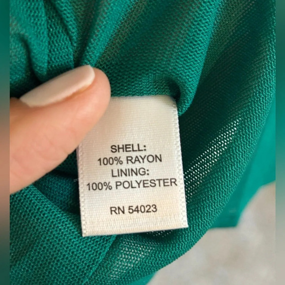 Banana Republic Issa London Collection Dress Size 6 Emerald Green | Cocktail - Picture 5 of 6